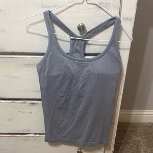 Lululemon Athletica Ebb to Street Gray Tank Top